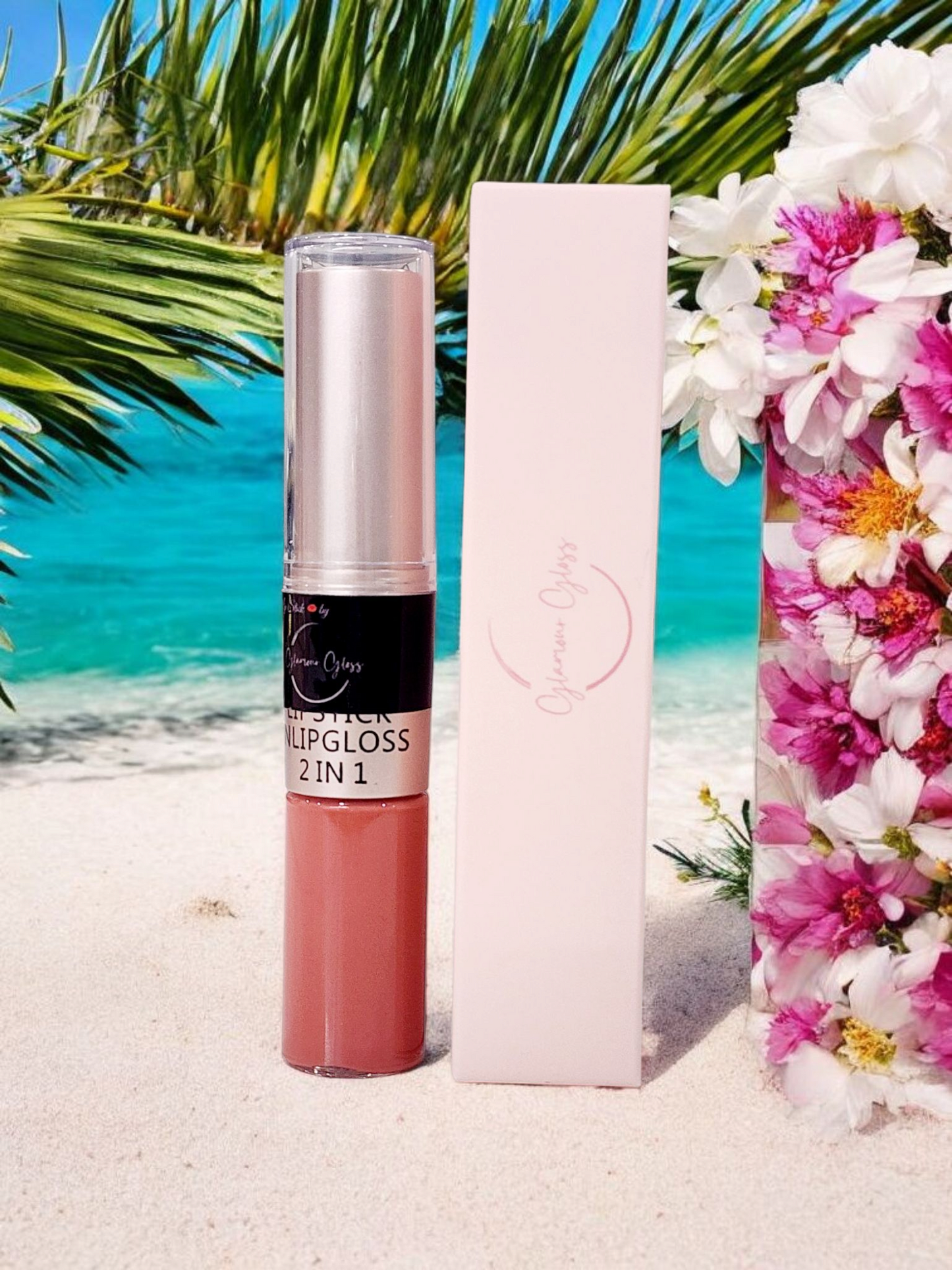 Long lasting 24hrs matte lipstick 2in1 #7