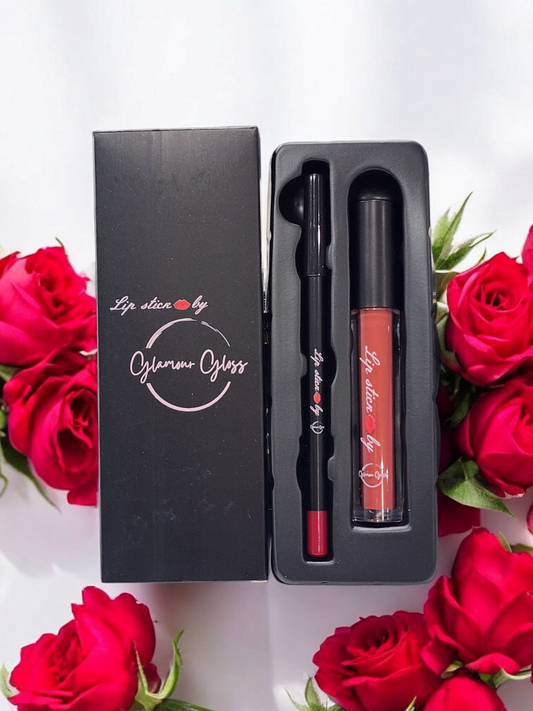 #16 Long lasting 24hrs matte Lipstick and Lipliner set