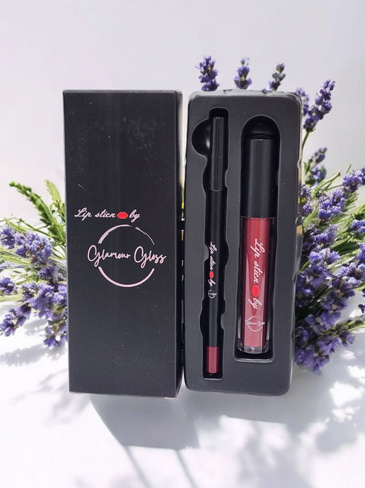 #17 Long lasting 24hrs matte Lipstick and Lipliner set