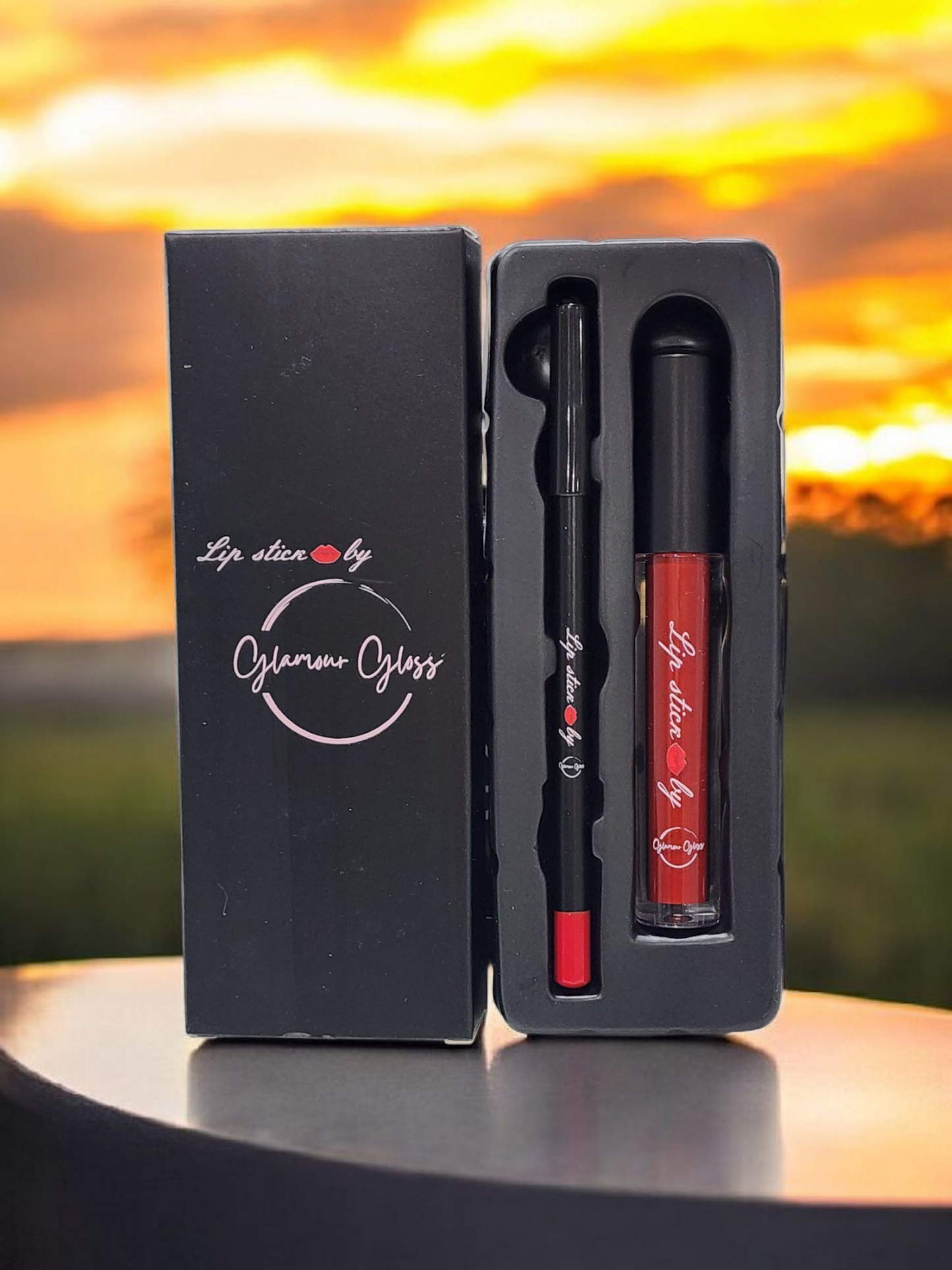 #25 Long lasting 24hrs matte Lipstick and Lipliner set