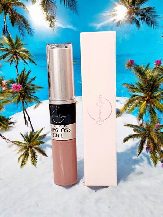 Long Lasting 24hrs matte lipstick 2in1 #1